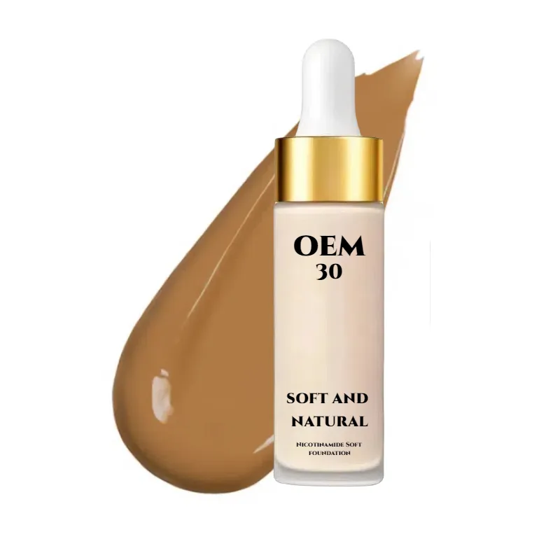 مورد الأساس السائل عالي التغطية|ISO 22716 إنتاج معتمد